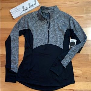 Reebok NWT sport zip up compression sz M